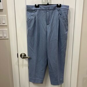 Banana Republic Light Blue Tailored Cropped Trousers